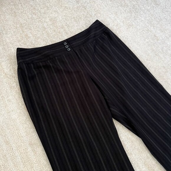 Vintage Style & Co Stripe Crop Pants 14 - Picture 3 of 10